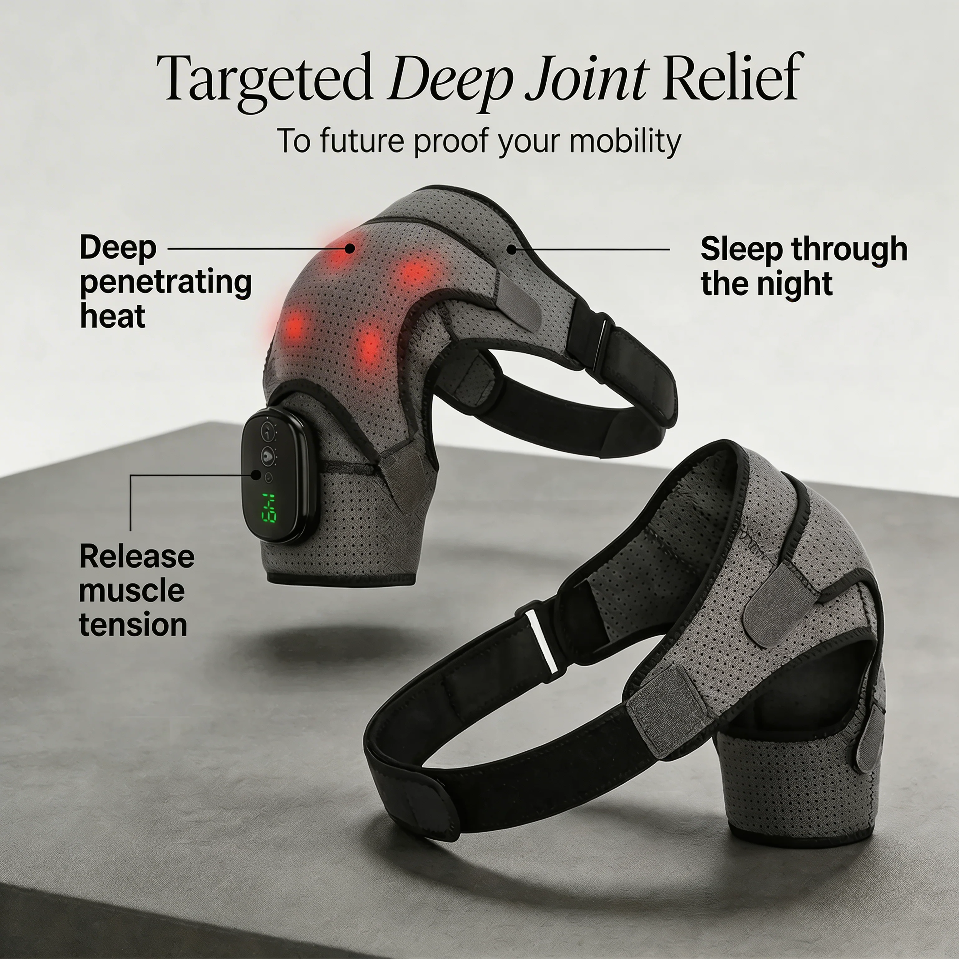 Heated Shoulder Massager with Vibration