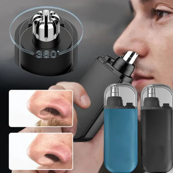 🔥SALE Up To 50% OFF 🔥 Portable Electric Nose Hair Trimmer (Painless & Precision)