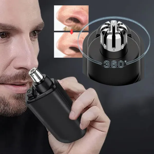 🔥SALE Up To 50% OFF 🔥 Portable Electric Nose Hair Trimmer (Painless & Precision)