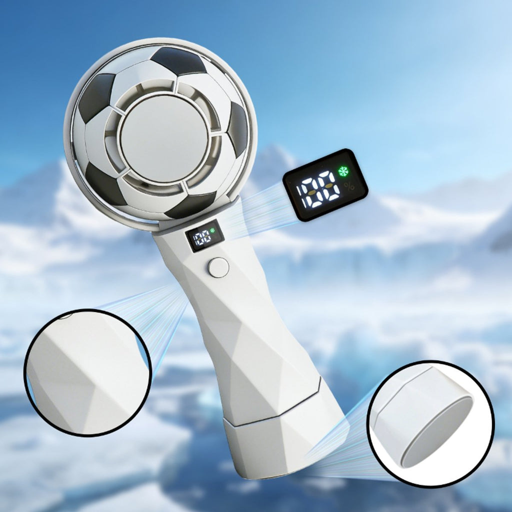 Soccer Ball Portable Fan – Stay Cool Anywhere ⚽