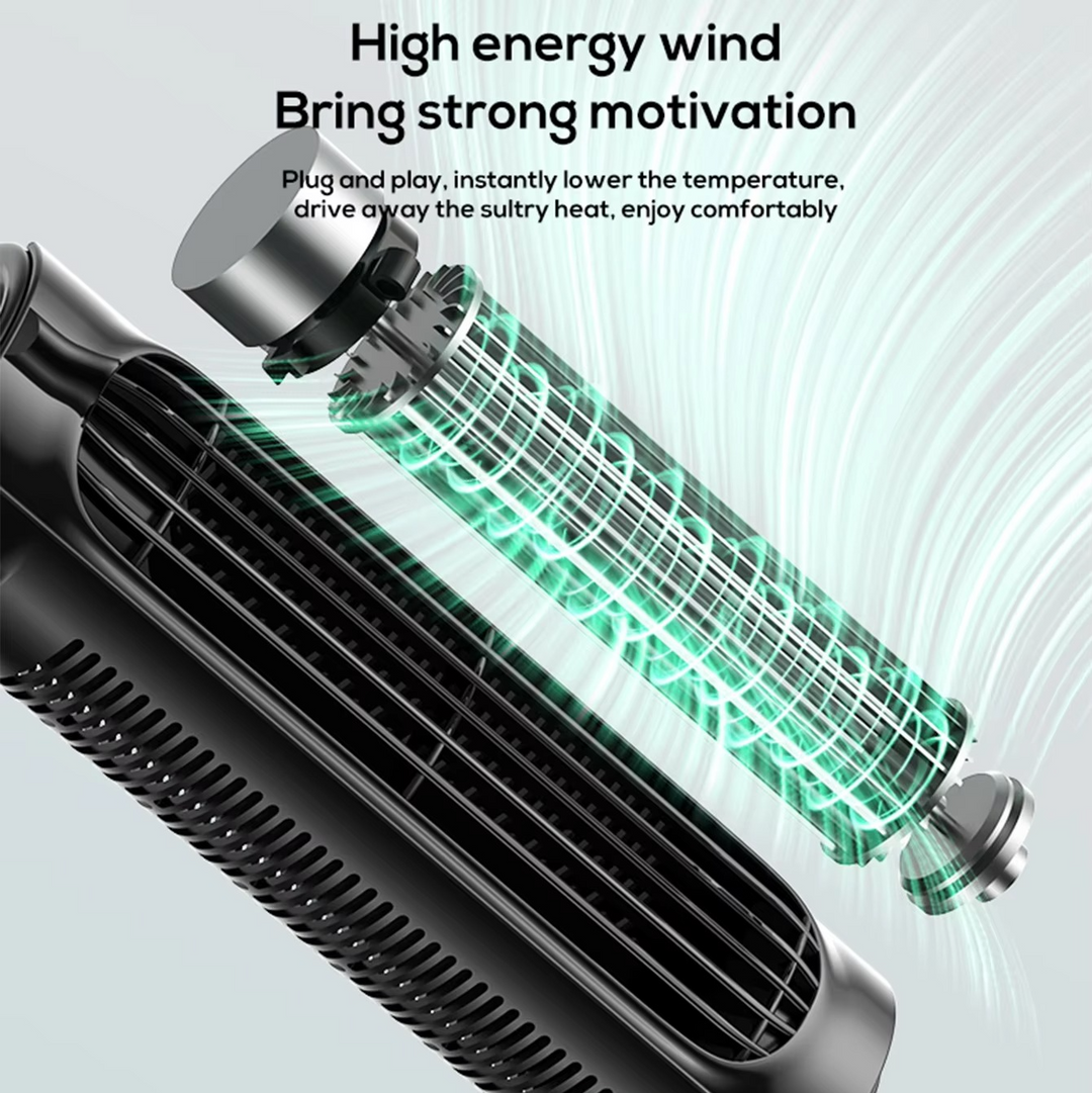 Portable USB Car Seat Fan with Adjustable Headrest Strap