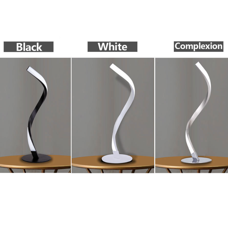 Modern Spiral Table Lamp