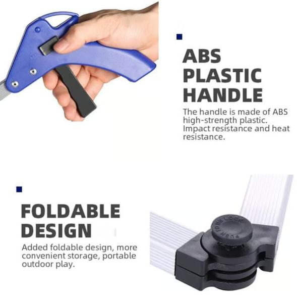Oldable Long Handle Aluminum Alloy Object Picker