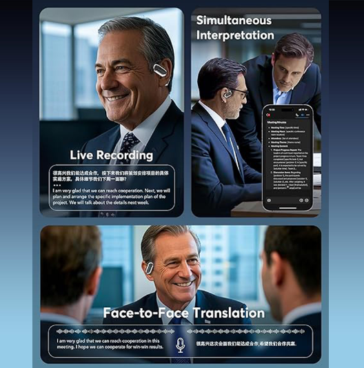 AI Language Translation Earbuds