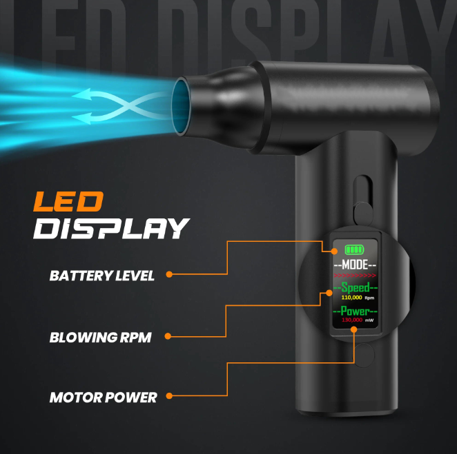 Welnax™ 2-in-1 Compressed Air Duster & Mini Vacuum