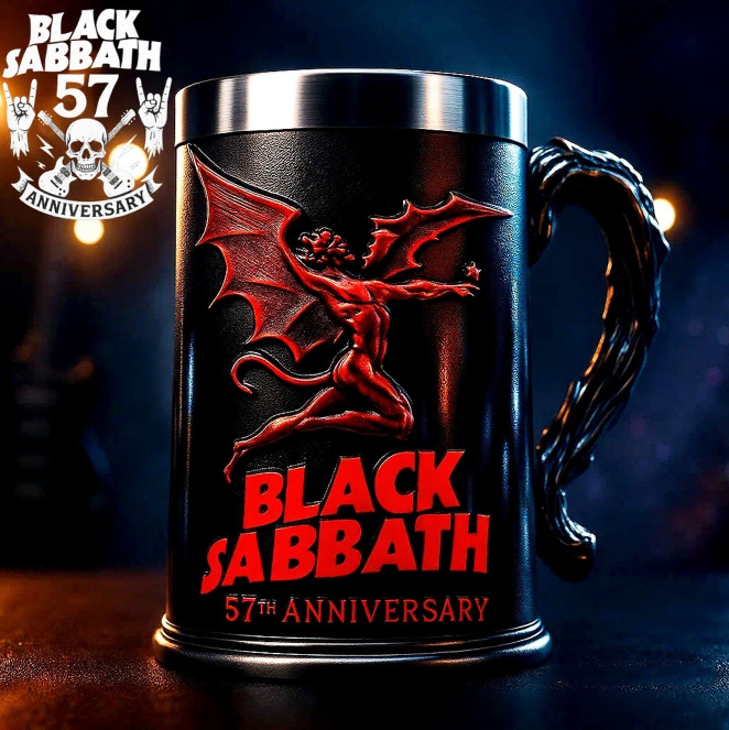 Black Sabbath 57th Anniversary Mug