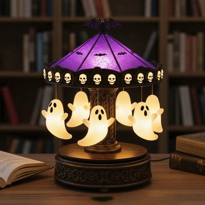 ☠️Grim Reaper Carousel Lantern - Halloween Limited Edition