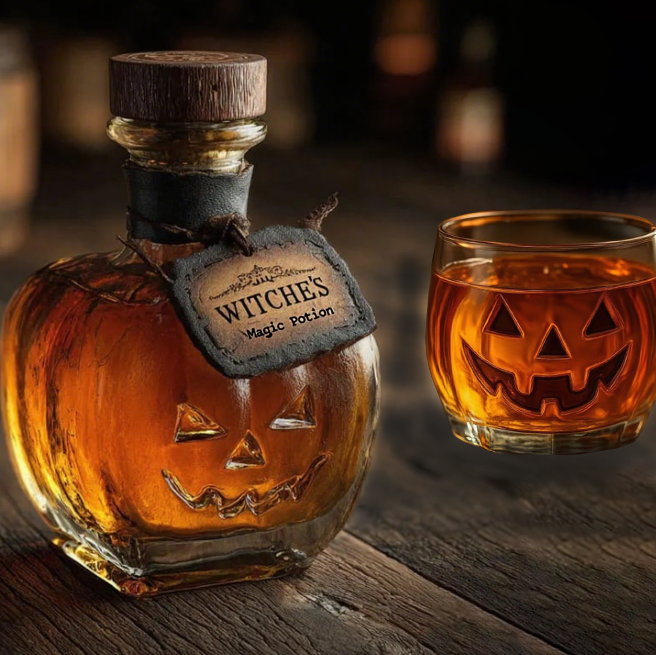 Halloween Wine Bottle