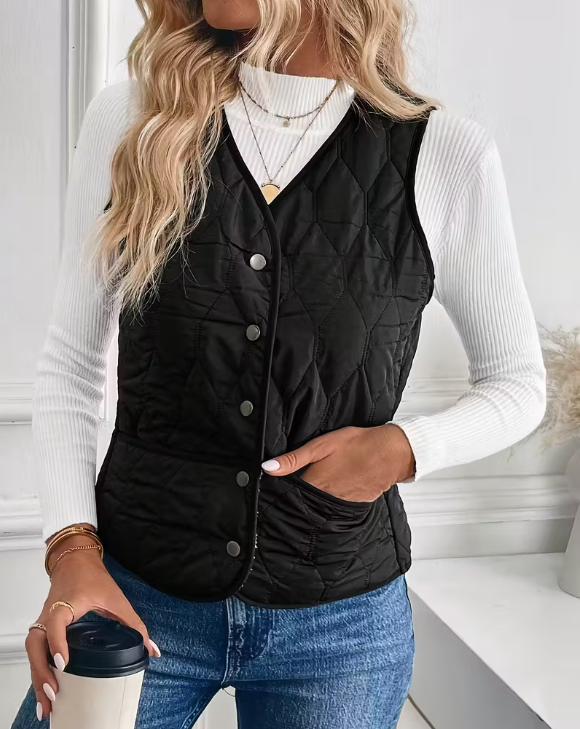 Women's Elegant Winter Vest Jacket