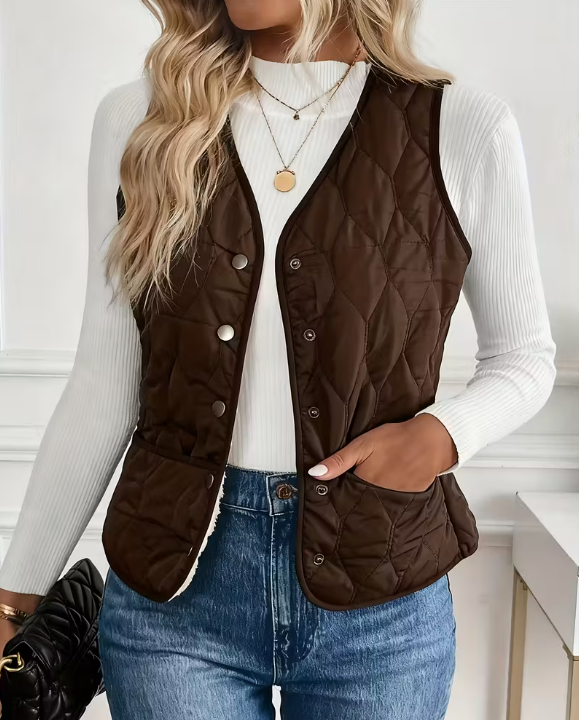 Women's Elegant Winter Vest Jacket