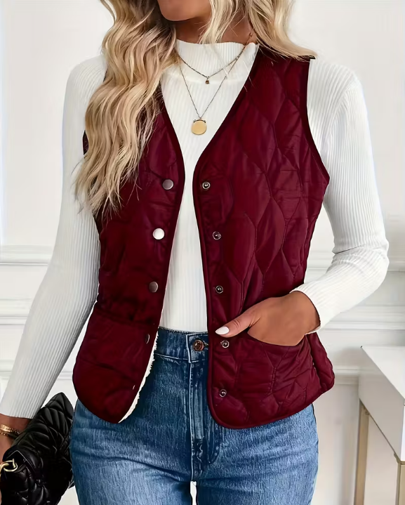 Women's Elegant Winter Vest Jacket