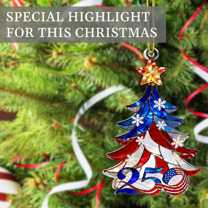 United States 250th Anniversary Ornament