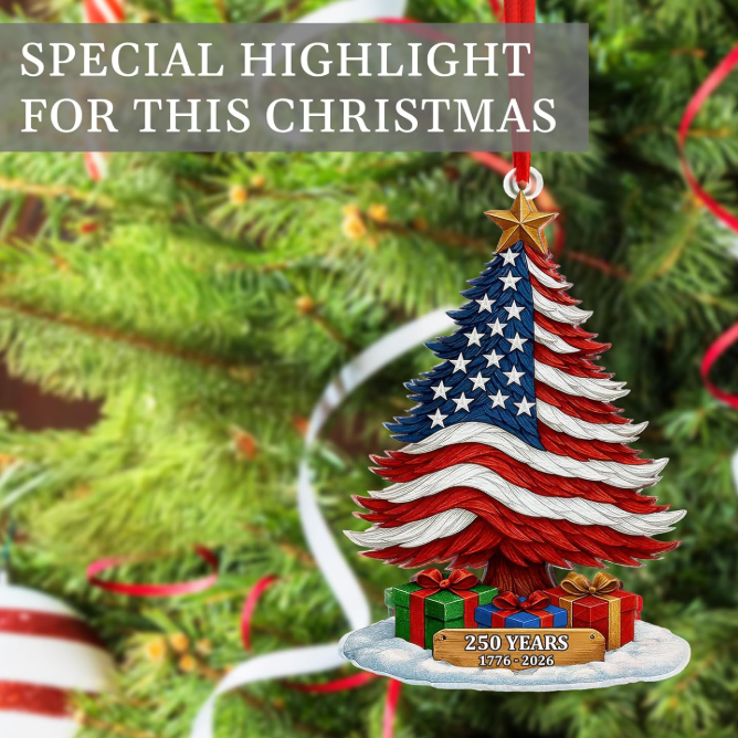 United States 250th Anniversary Ornament