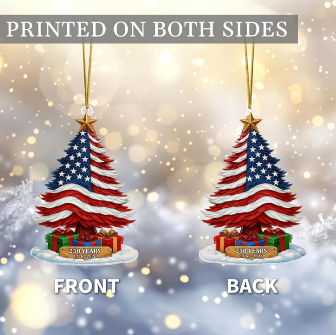 United States 250th Anniversary Ornament