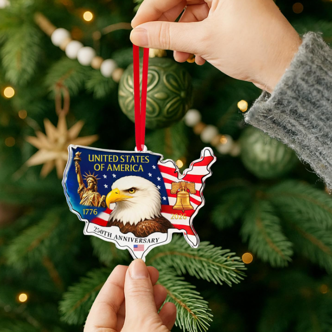 United States 250th Anniversary Ornament