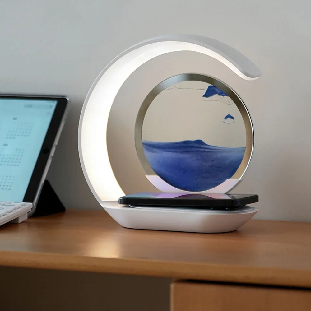 Quicksand Wireless Charging Desk Lamp