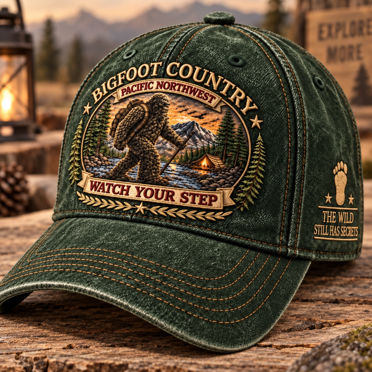 Bigfoot Country Heritage Cap