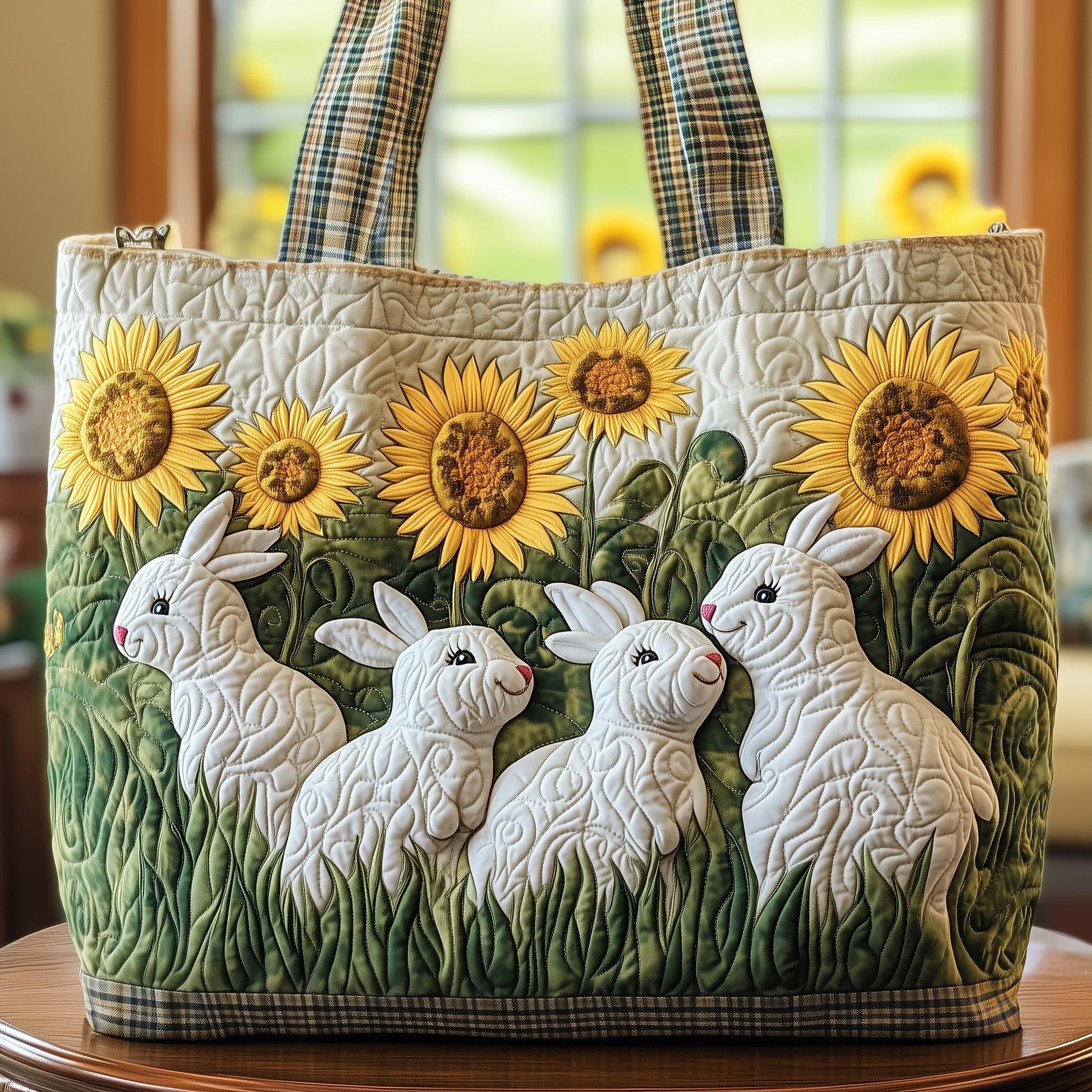 Easter Bunny Quilted Tote Bag🐰🌸