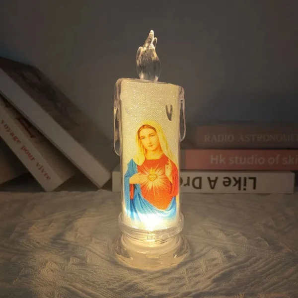 🕯️LED Prayer Flameless Candles