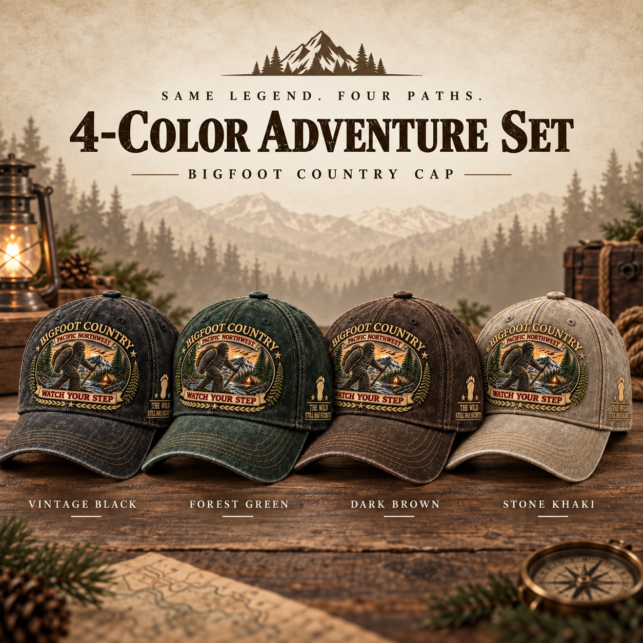 Bigfoot Country Heritage Cap