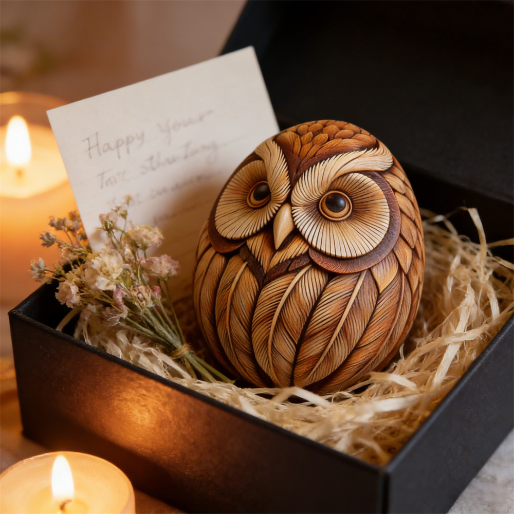 Animal Easter carving craft egg