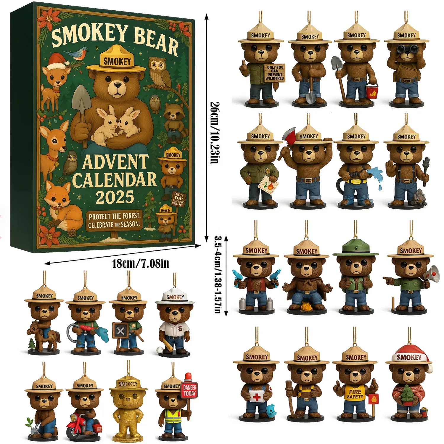 Smokey Bear Advent Calendar 2025