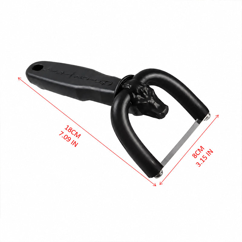 🥩 Handheld Fat Trimmer for Beef & Pork, Portable Meat Fat Remover Tool, Easy Brisket Trimming BBQ Kitchen Gadget
