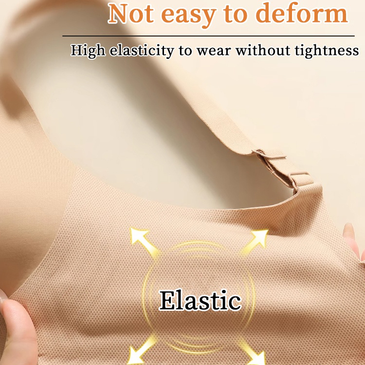 Front Button Adjustable Push-Up Fixed Cup Bra