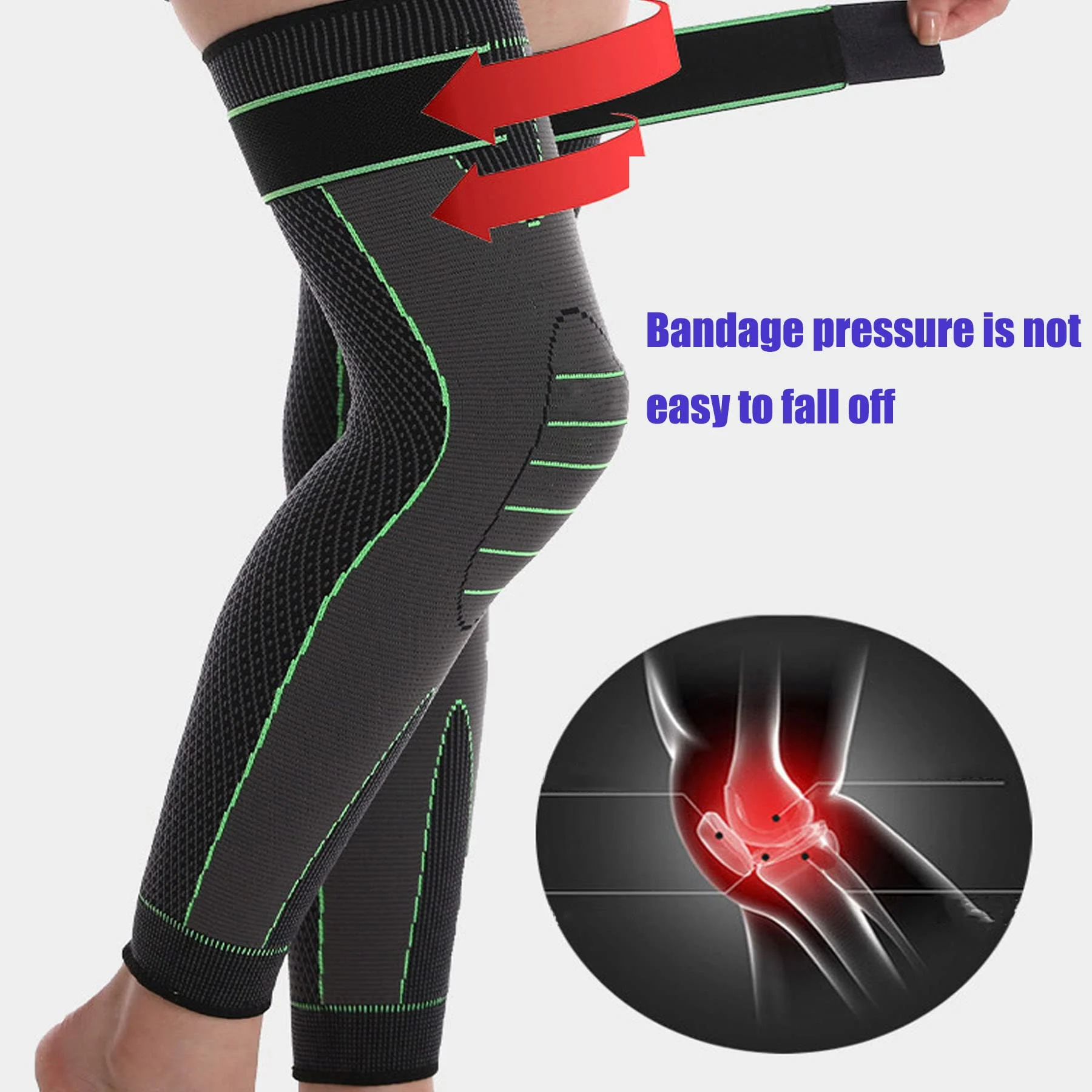 Mugwort Self-Heating Sports Strap Knee Pads