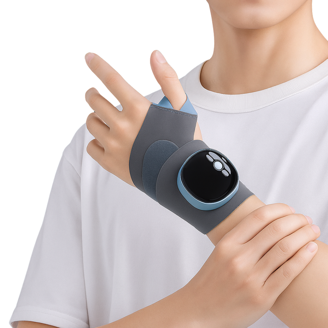 Wrist Support Brace with EMS and Heat Therapy