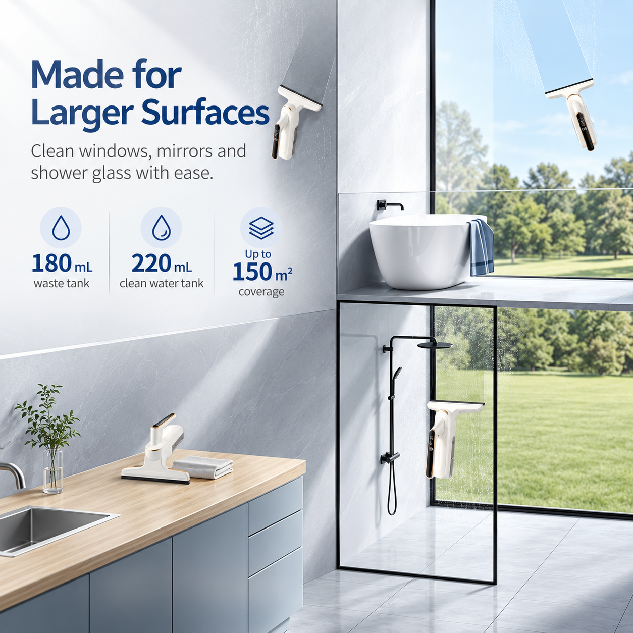 Cordless Electric Window Cleaner