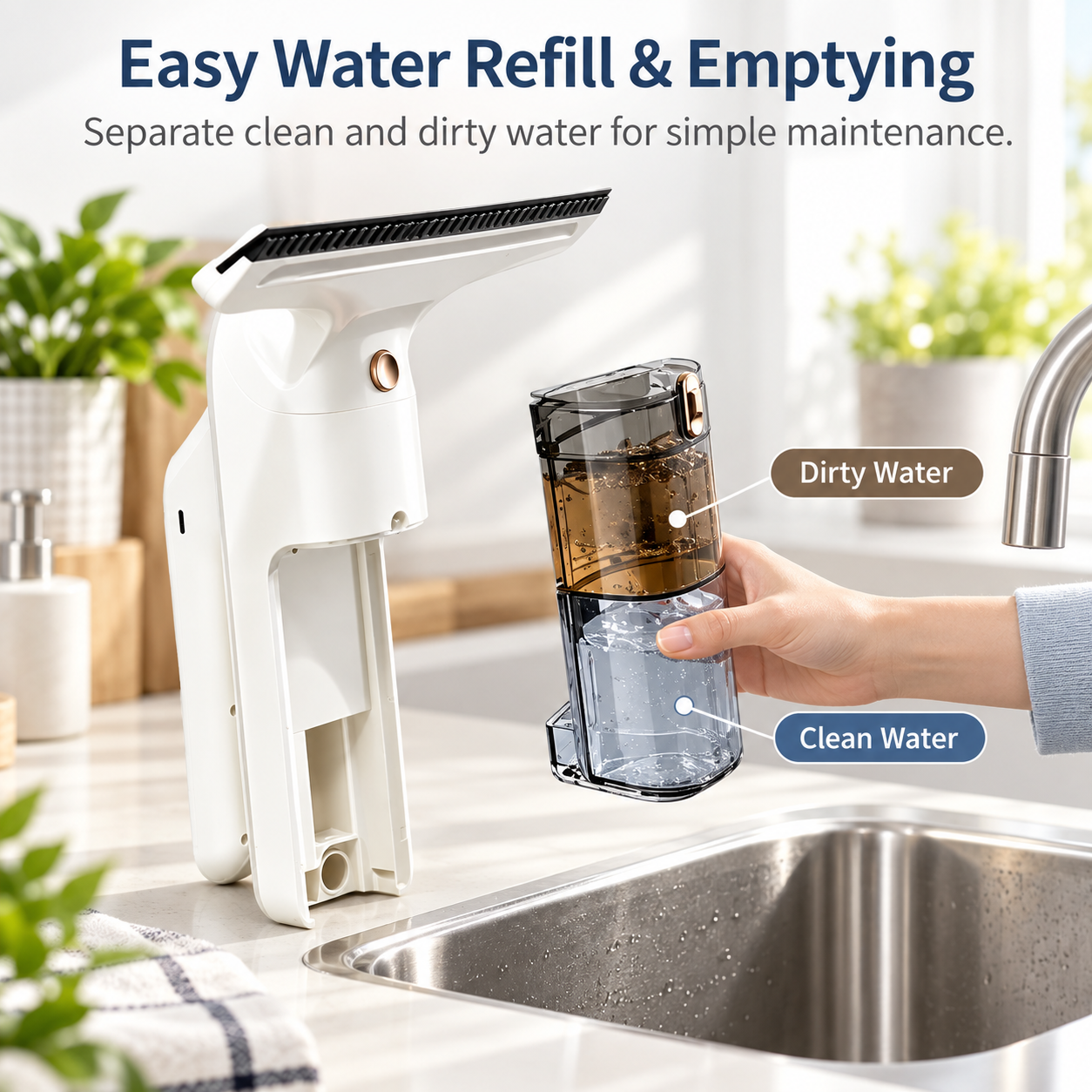 Cordless Electric Window Cleaner
