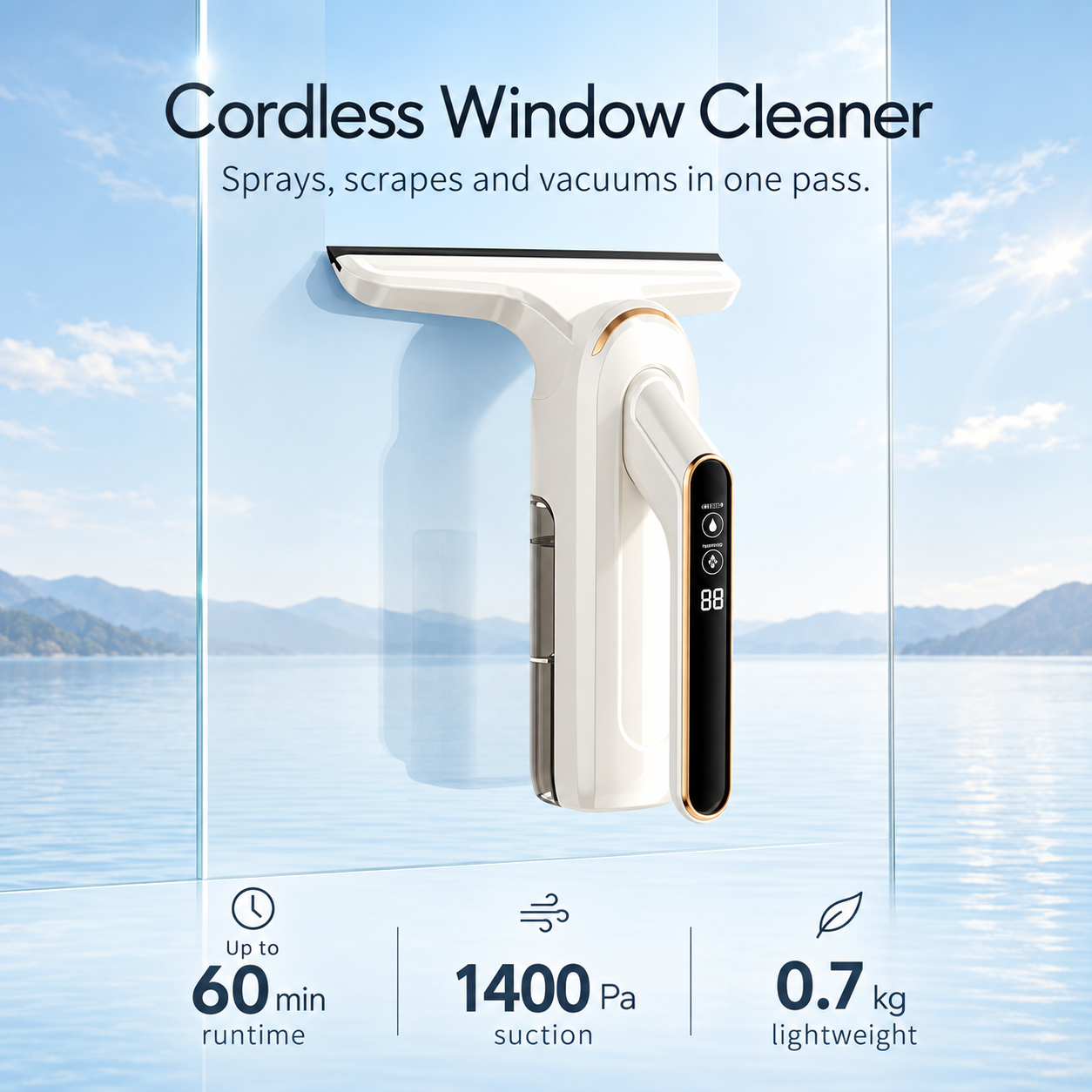 Cordless Electric Window Cleaner