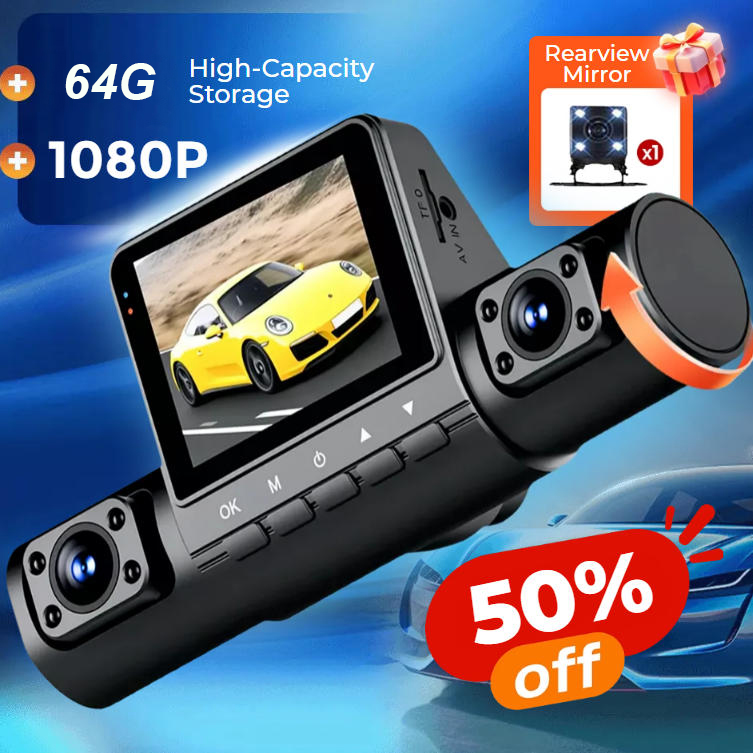1080P 4 Channel Dash Cam with Night Vision