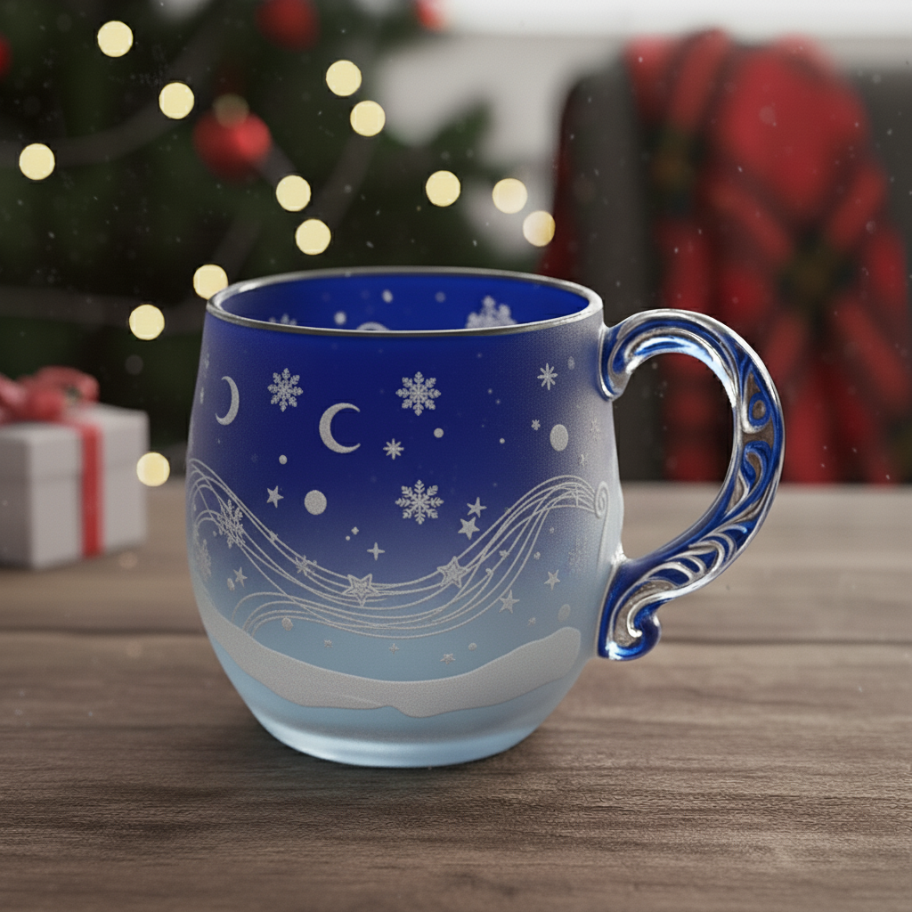 🎄✨ Christmas Theme Glassware Collection