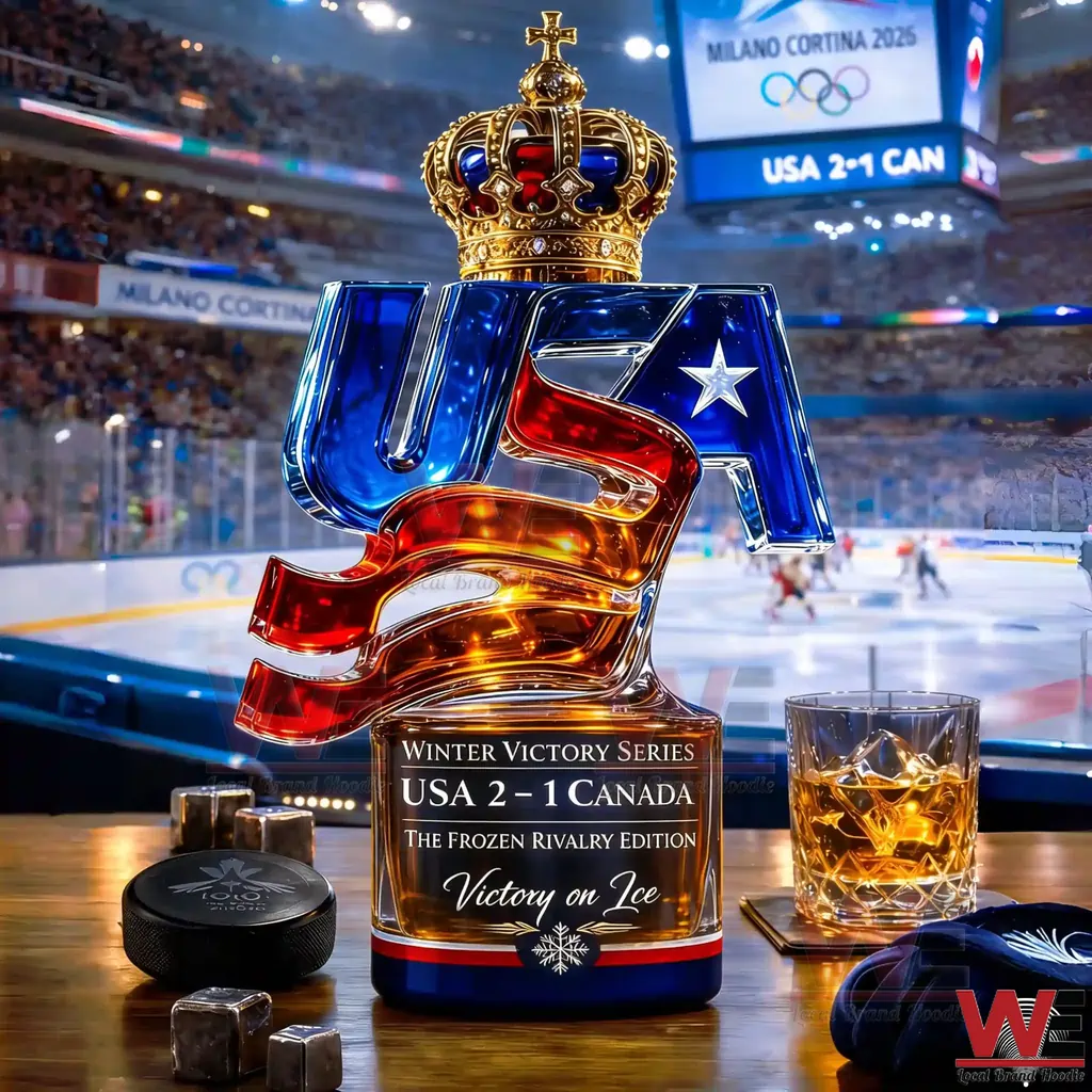 USA Ice Hockey Champions Commemorative Bottle