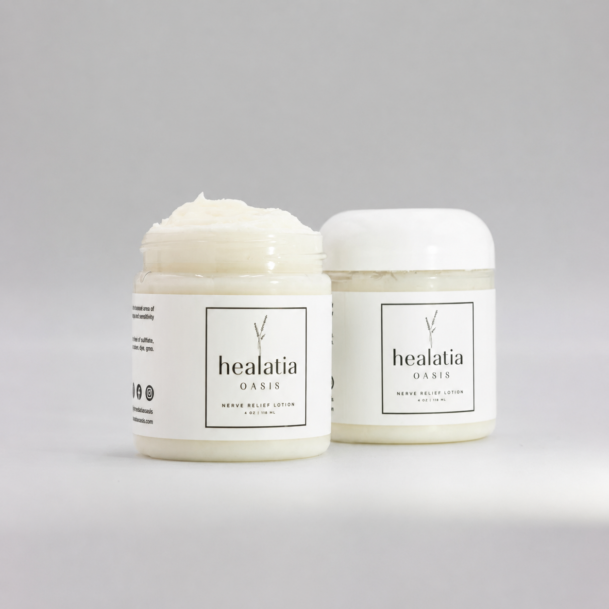 Healatia™ Magnesium Nerve Comfort Lotion – Cooling Daily Care for Hands & Feet