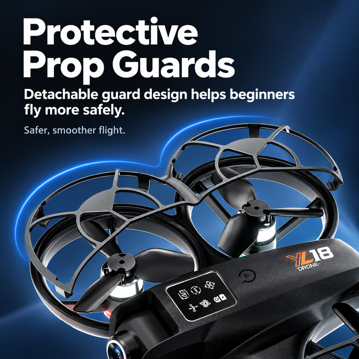 🚁 Aerial Camera Drone with 4.3" Screen Remote – Easy Flying, Stunning Views & 360° Flips