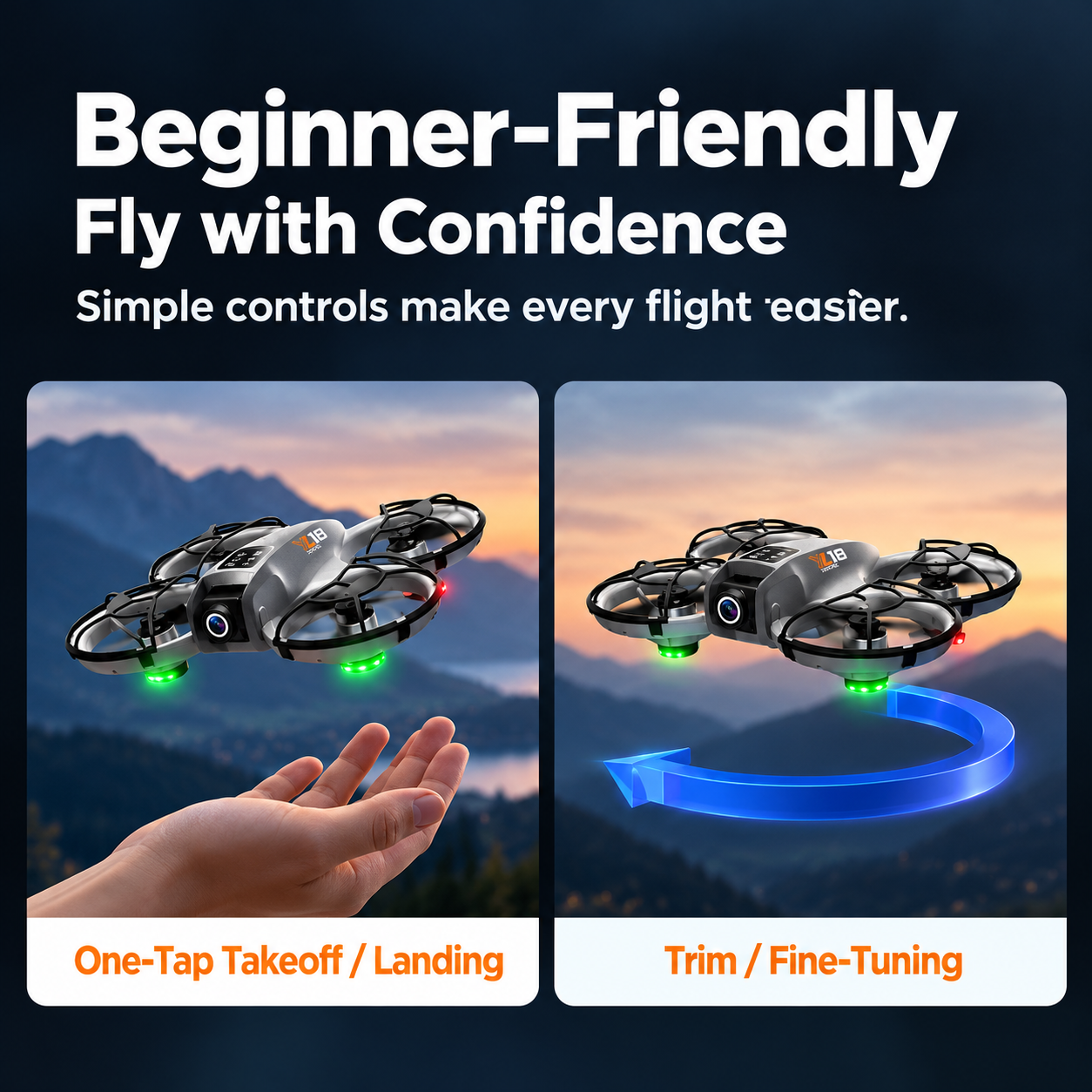 🚁 Aerial Camera Drone with 4.3" Screen Remote – Easy Flying, Stunning Views & 360° Flips