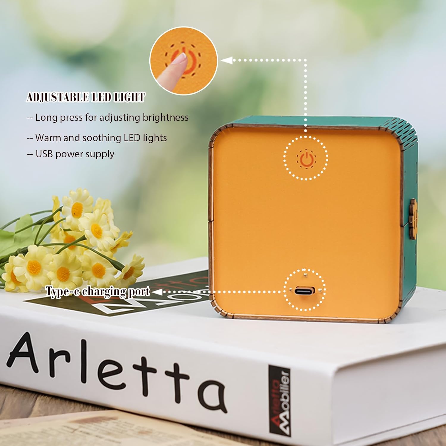 3D Wooden Puzzle Night Light