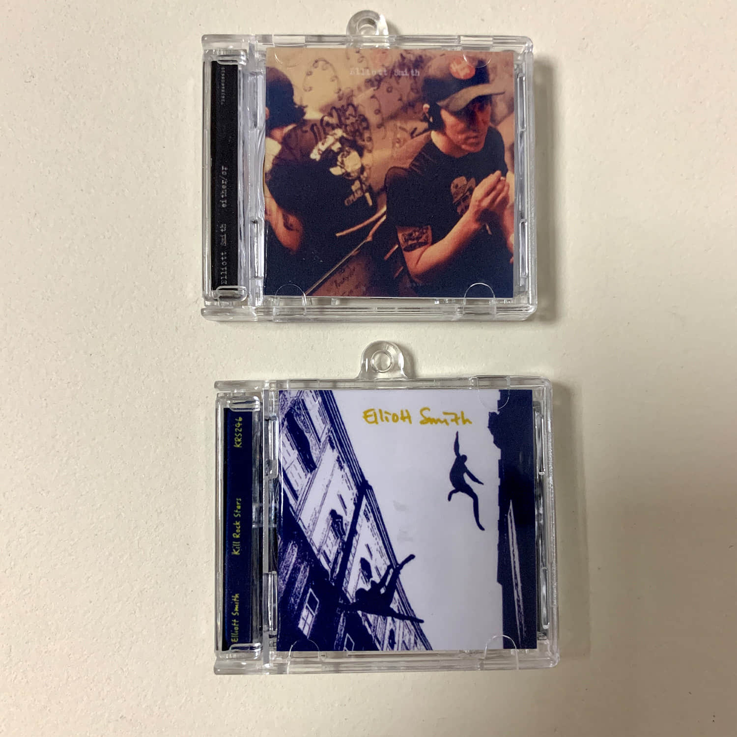 Elliott Smith Little CD Album Cover Keychains  - Either Or - Elliott Smith