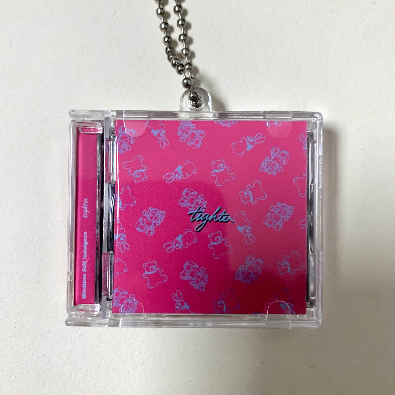 Mindless Self Indulgence(MSI) Little CD Album Cover Keychains - If -Frankenstein Girls Will Seem Strangely Sexy-pink - Tighter