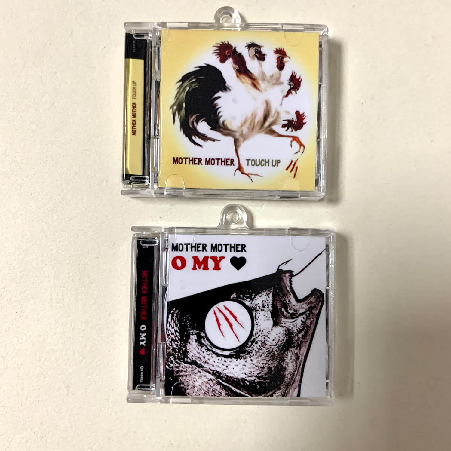 Mother Mother Little CD Album Cover Keychains – Touch Up - O My Heart