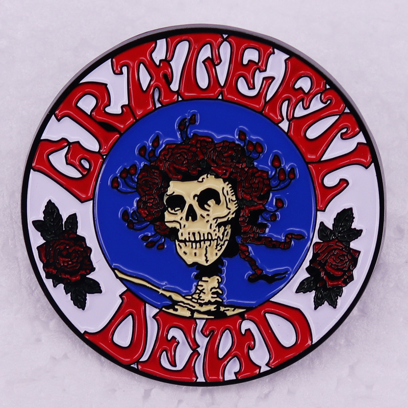Grateful Dead Band Enamel Pin - Metal Pin