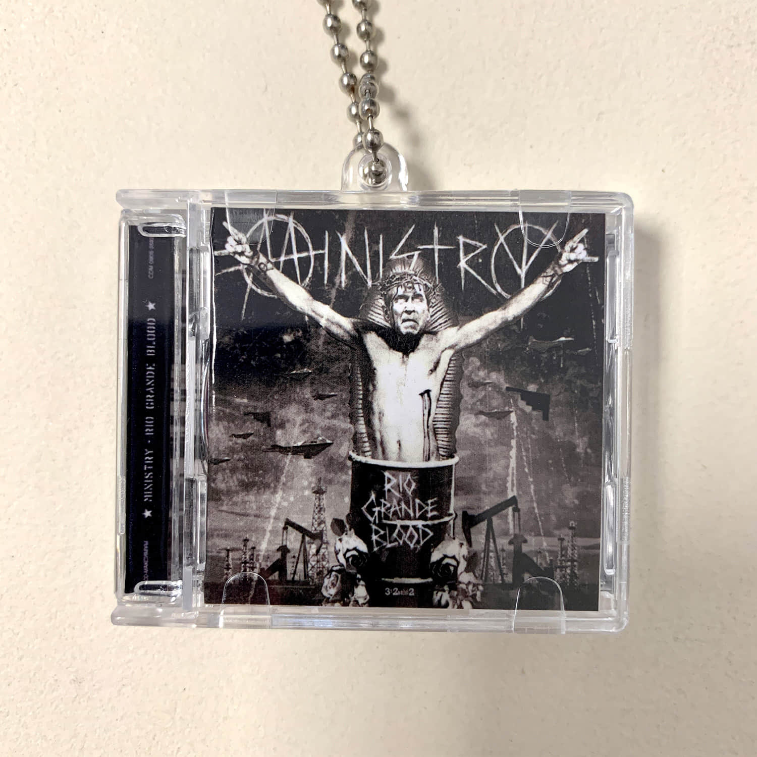 Ministry Little CD Album Cover Keychains – Rio Grande Blood