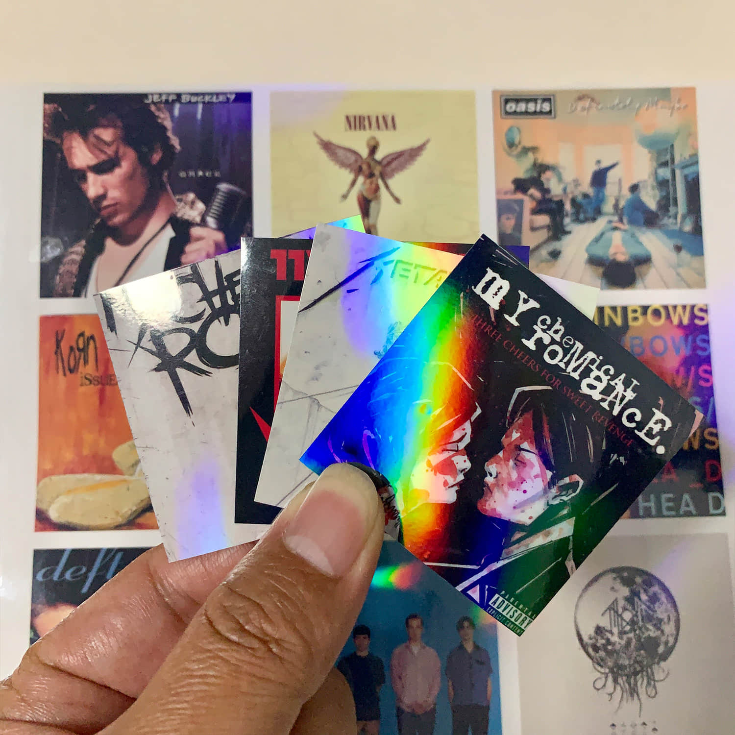 Custom Album Cover Stickers
