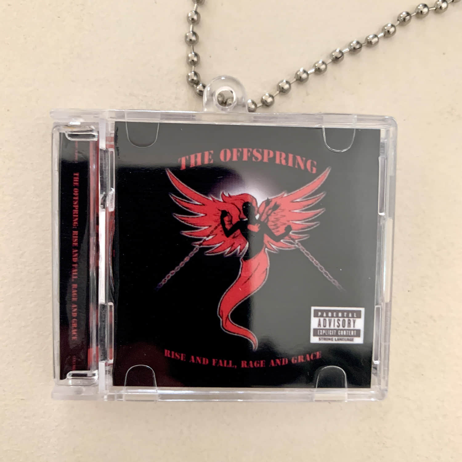 The Offspring Little CD Album Cover Keychains - Smash - Americana - Rise And Fall, Rage And Grace