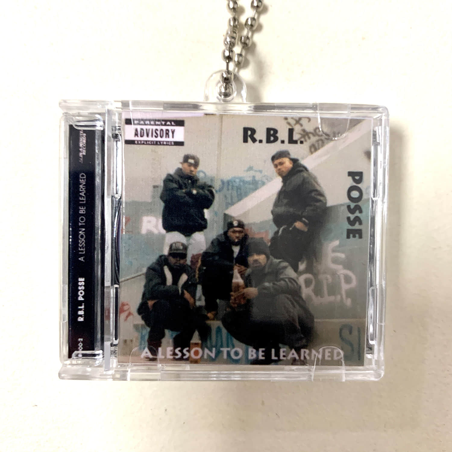R.B.L. Posse Little CD Album Cover Keychains  – A Lesson To Be Learned