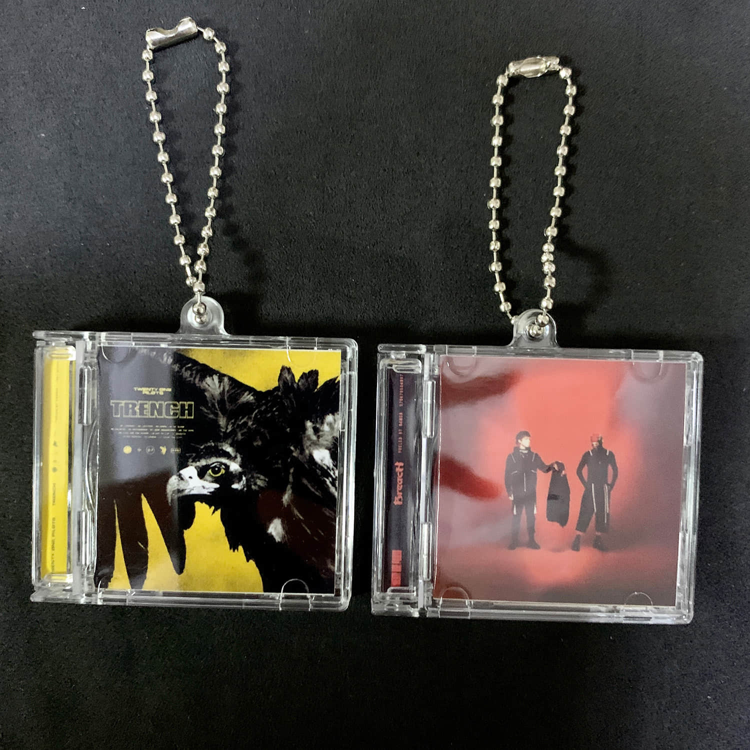 Twenty One Pilots Little CD Album Cover Keychains -Breach - Blurryface - Clancy - Twenty One Pilots - Trench
