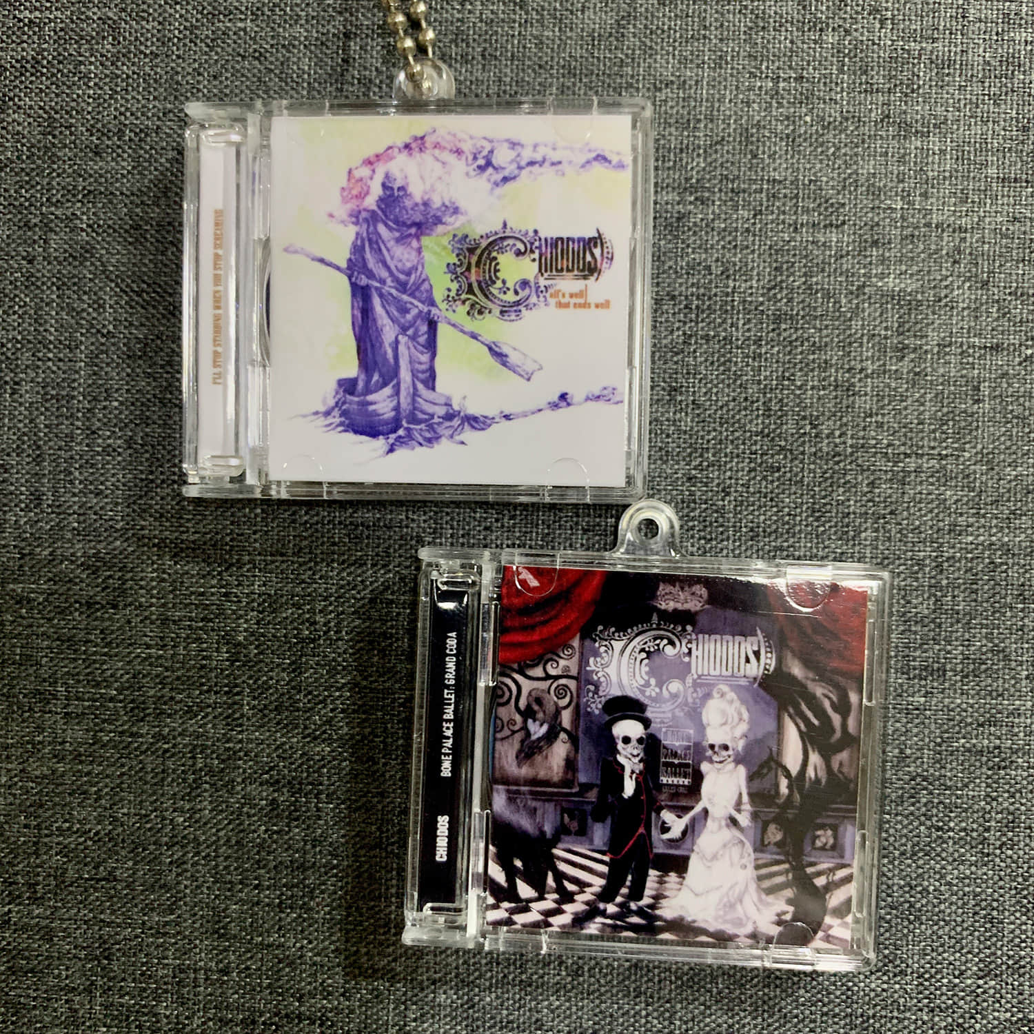Chiodos Little CD Album Cover Keychains – Bone Palace Ballet -All's Well That Ends Well